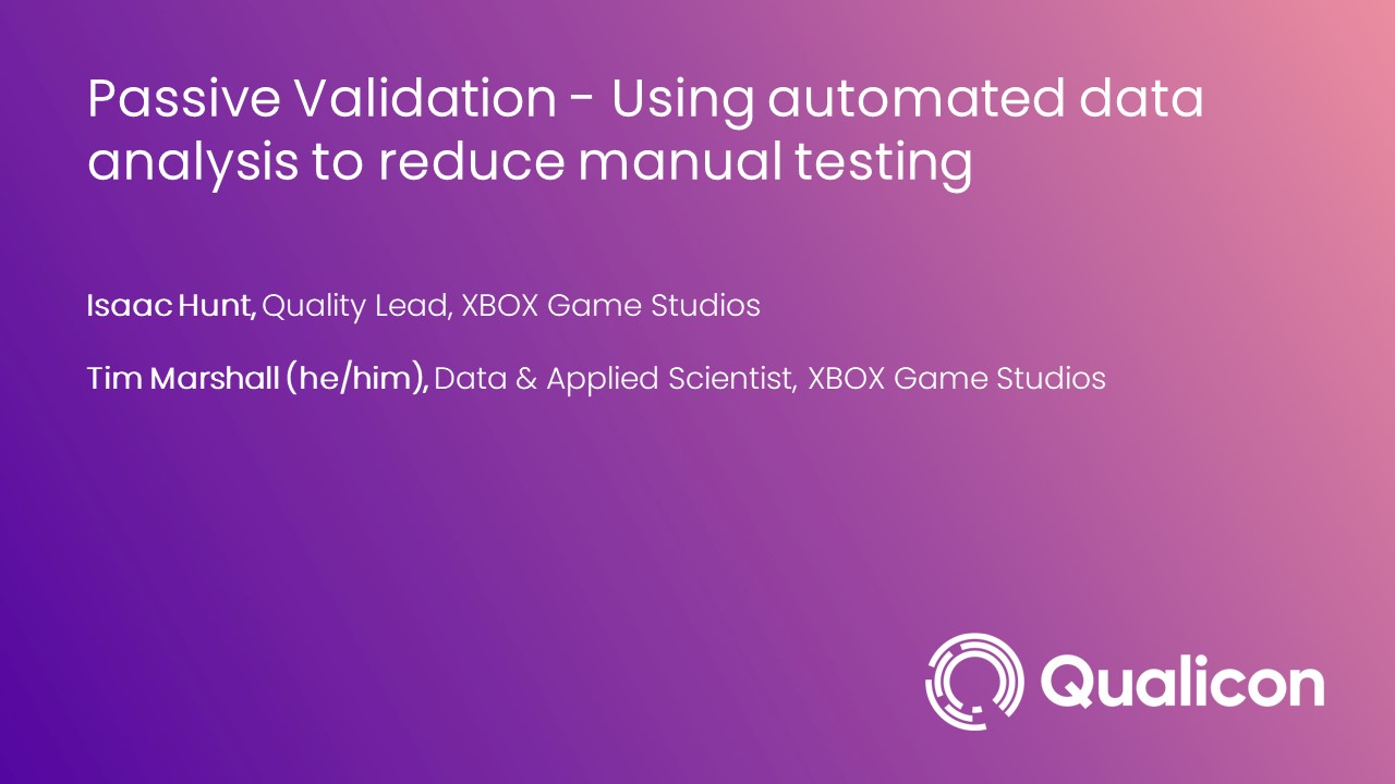 2022-Passive Validation - Using automated data analysis to reduce manual testing