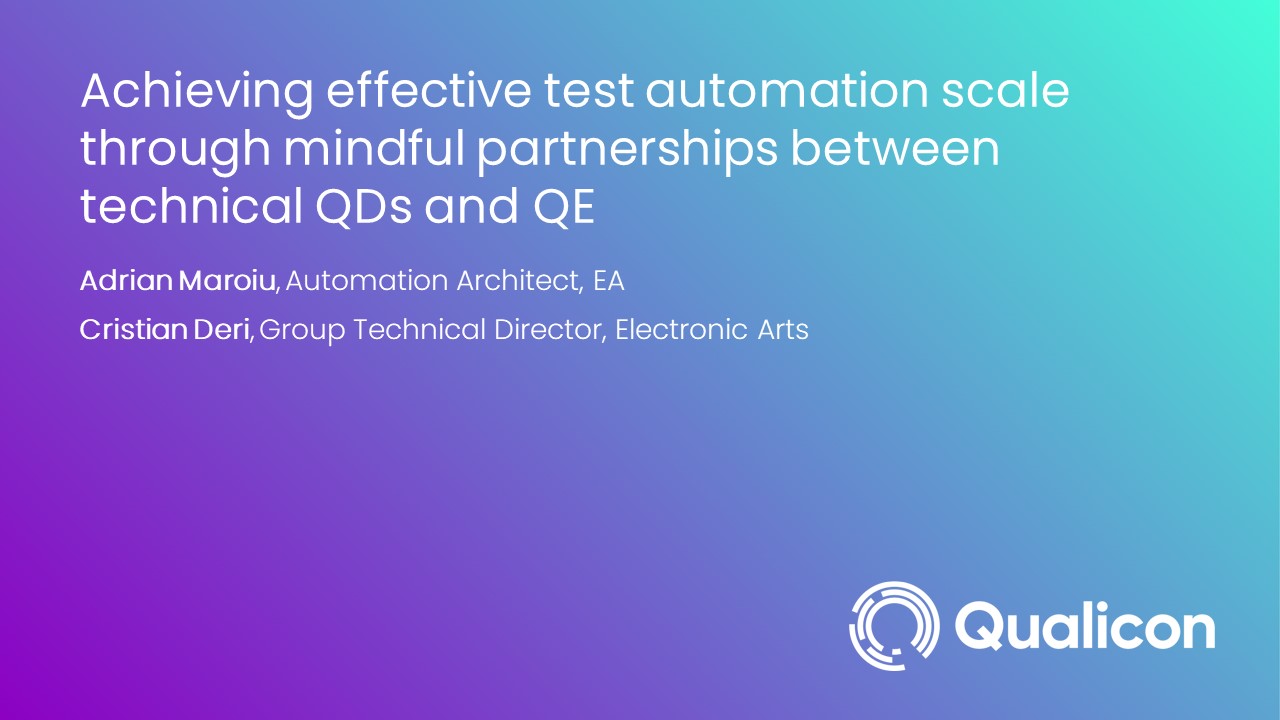 2023-Achieving effective test automation scale through mindful partnerships between technical QDs and QE