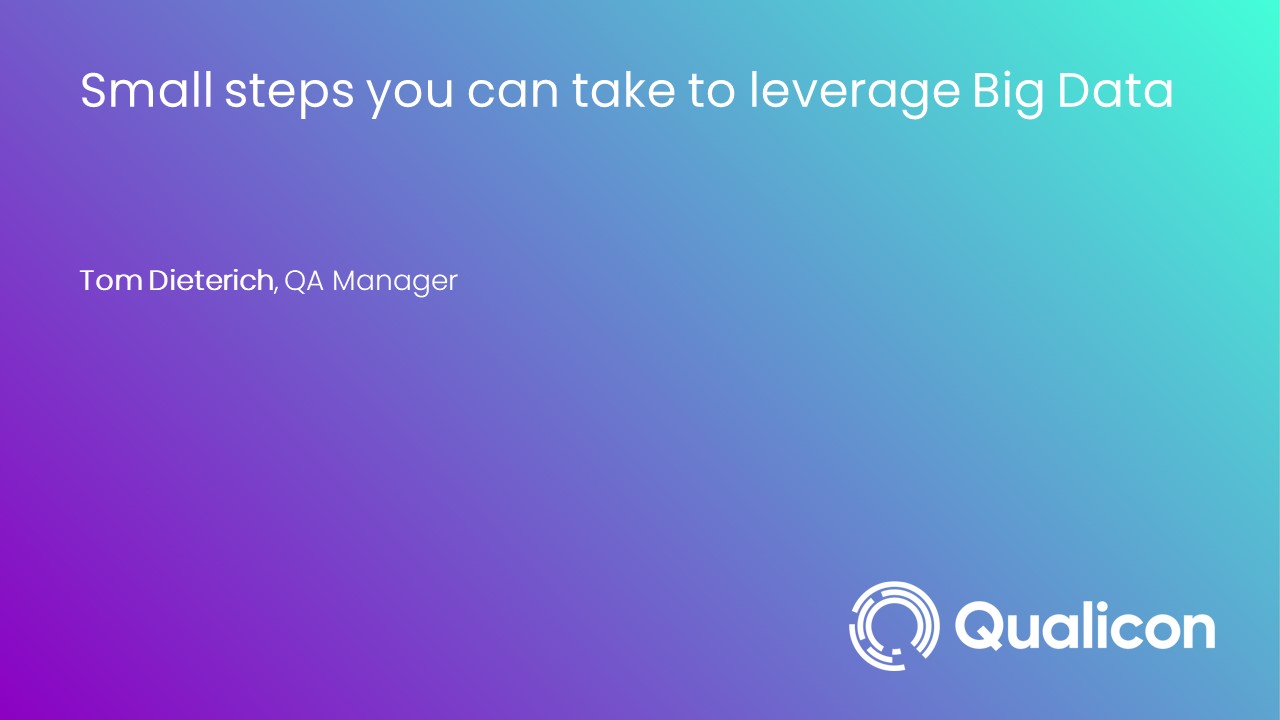 2023-Small steps you can take to leverage Big Data