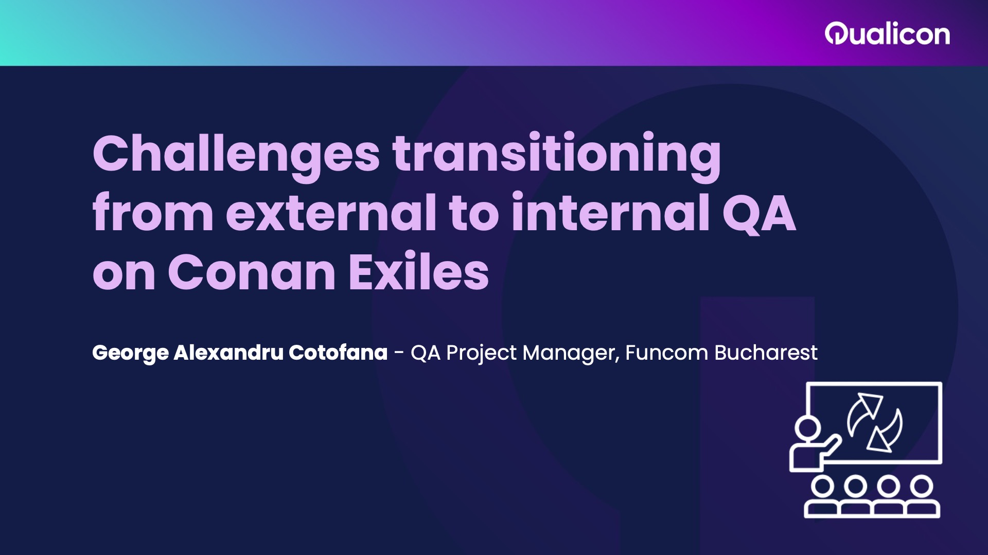 2024_Day 1_Challenges transitioning from external to internal QA on Conan Exiles