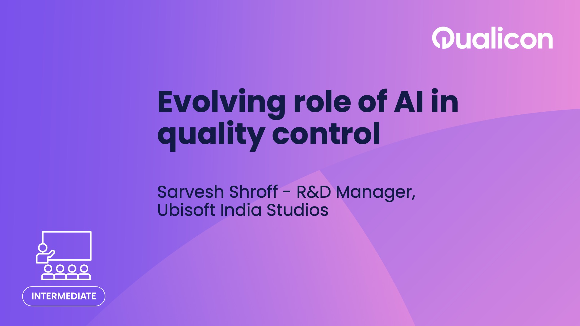 Qualicon 2025 - Day 1 - Evolving role of AI in quality control