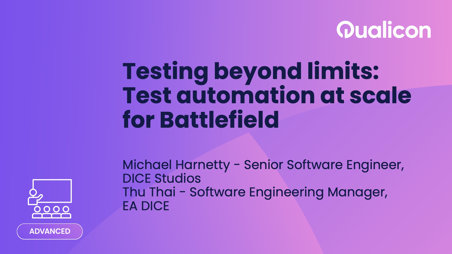 Qualicon 2025 - Day 1 - Testing beyond limits Test automation at scale for Battlefield