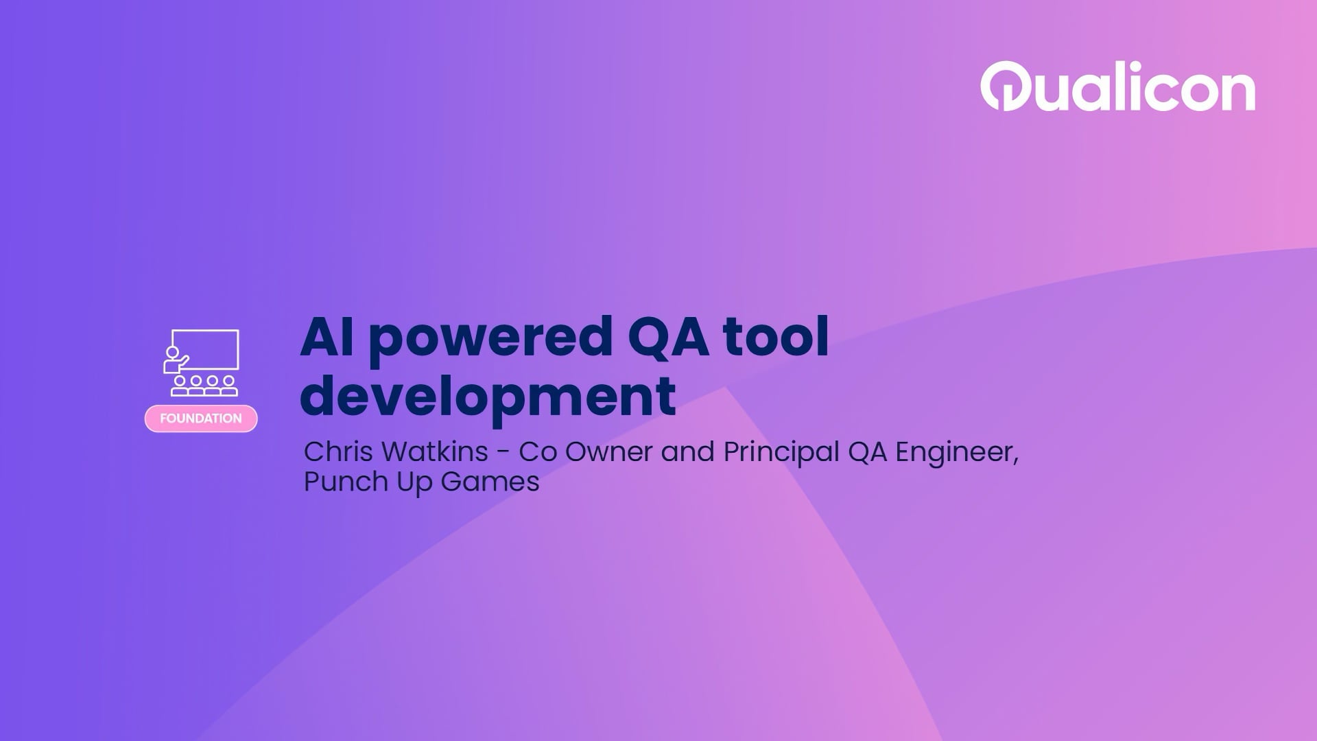 Qualicon 2026 - Day 1 - AI powered QA tool development