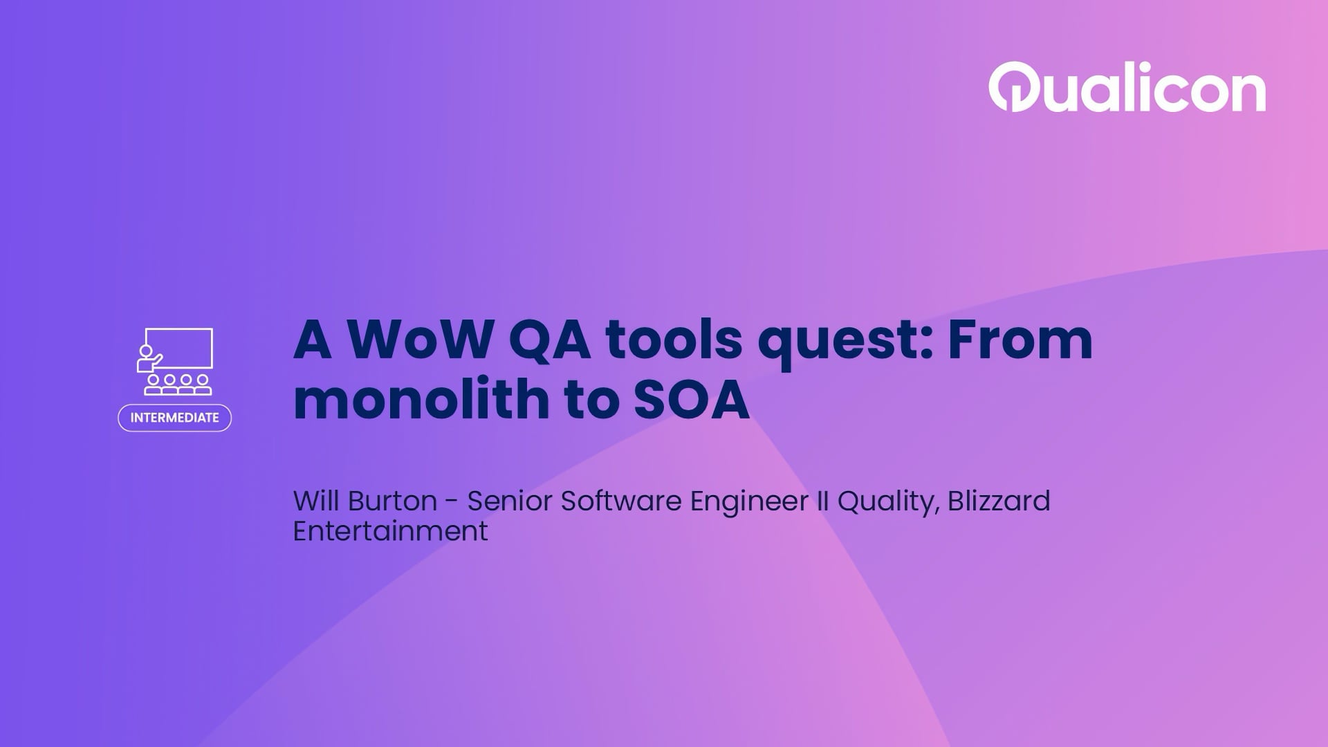 Qualicon 2026 - Day 2 - A WoW QA tools quest