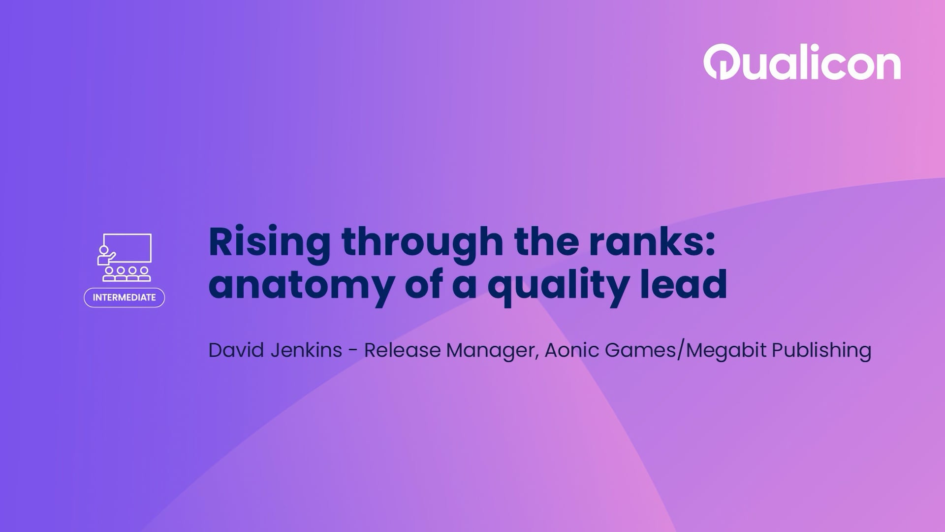 Qualicon 2026 - Day 2 - Rising through the ranks